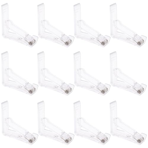 HEATSHAKING 12 Pinzas para Mantel de Mesa de Picnic, Sujetadores Ligeros y Resistentes de Ps para Mesas de Camping E Interiores, Paquete de 12 Unidades
