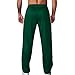Finelylove Men's Athletic Pants Open Bottom Loose Fit Straight Twill Sweatpants Striped Track Pants Joggers with Pocket Fashionable Pants for Men Green 2XL