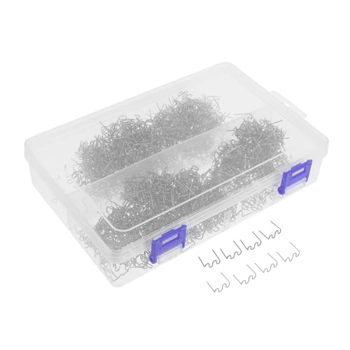GETAJGHSD 1000pièces Agrafes De Soudure Plastique Pour Réparation De Pare-chocs Et Éclairages Tiges De Soudure Fer Pour Réparations Agrafes Chaudes Faciles à Utiliser Et