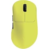 RAPOO ゲーミングマウス VT MAXシリーズ 2.4G ワイヤレス 長持ち高性能, 8KHzポーリングレート対応, 軽量 PAW3950Ultimateセンサー 【日本正規代理品】(VT3s MAX Yellow)