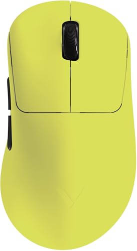 RAPOO ゲーミングマウス VT MAXシリーズ 2.4G ワイヤレス 長持ち高性能, 8KHzポーリングレート対応, 軽量 PAW3950Ultimateセンサー 【日本正規代理品】(VT3s MAX Yellow)