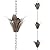 TZSSP Rain Chains Decorative Rain Chain Bell, Rain Chain for Gutters,8-1/2 Length, Flower Style