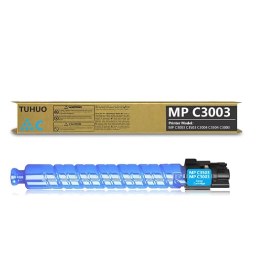 Toner Cyan MP C3003 C3503 compatible pour imprimantes Ricoh et Tuhuo