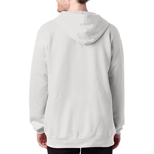 Hanes Mens Full Zip Ultimate Heavyweight Hoodie Hooded Sweatshirt, White, Xx-Large Us #TOP1