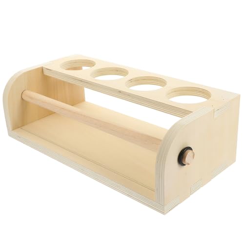 FUNOMOCYA Caballete de Madera para Dibujo con Soporte de Escritorio y Portarrollos Caballete Infantil Resistente y Ligero con Almacenamiento para Lápices para Pintura y Bocetos Mesa
