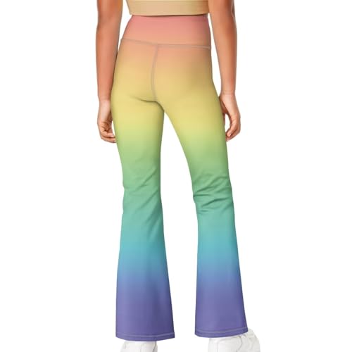 Gradient Color Girls Athletic Flare Yoga Pants Summer Casual Soft Comfy Bell Bottom Leggings Fall Stretchy High Waist Leggings4