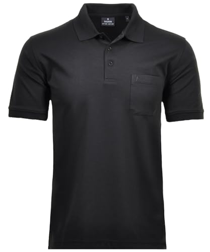 Preisvergleich Produktbild RAGMAN Herren RAGMAN Kurzarm Softknit Poloshirt 3X-Large, Schwarz-009