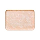 タツクラフト 友禅和紙 トレー M 33cm 桜 流水紋 食洗機対応 トレイ お盆 おしゃれ プラスチック 大 小 大きい 深い 四角 長方形 洋風 和風 和モダン インテリア 白 ランチョンマット 子供用 布 洗える 防水 撥水 子供 給食 国産 和雑貨 橋本達之助工芸 TATSU-CRAFT 日本製