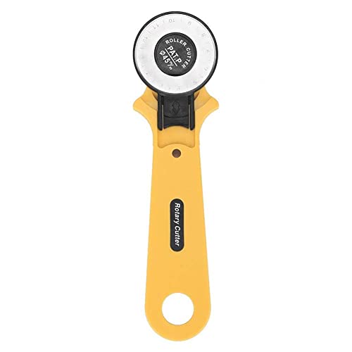 Image of KRAFTMASTERS Craft Present 45mm Standard Rotary Cutter Easy Fabric Cutting Scrapbooking Comfortable Handle for Right and Left Handed Cutting Tool Quilting Crafting Sewing