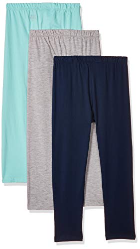 Image of Amazon Brand - Jam & Honey Girl's Pack of 3 100% Cotton Comfortable & Durable Knitted lightweight Pajama /TrackPant