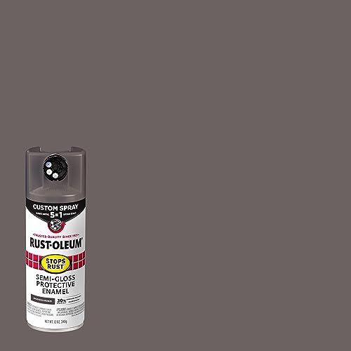 Image of Rust-Oleum Stops Rust Custom 5-in-1 Spray Paint, Semi-Gloss Anodized Bronze | Rust Preventive Protective Enamel, Multi Surface (Metal, Wood and More), Adjustable Dial for Better Control, Fast Dry, 6 Pack