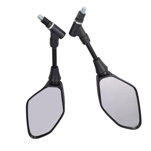 Espejos moto compatibles con Yamaha FZ6N FZ8 y FZ10 retrovisores negros