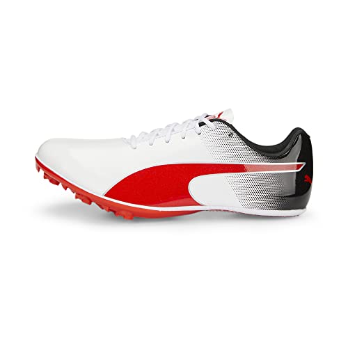 PUMA Mens Evospeed Sprint 14 and Field Running Sneakers Shoes - White - Size 11 M