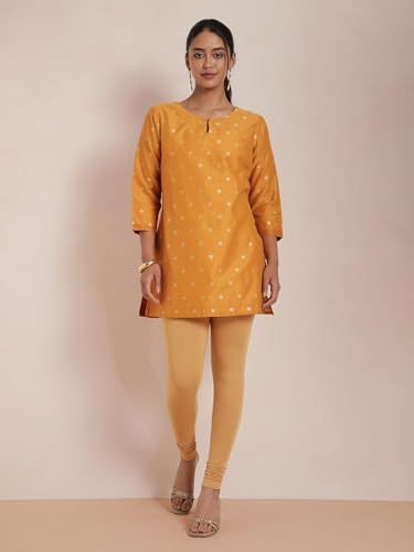 Image of TWIN BIRDS Tailored Cut and Classic Fit Super Stretchable Elastane Fabric Churidar Leggings for Women