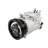 marddpair AC Compressor with Clutch Replacement for Touran Beetle Beetle Cabrio Golf Passat R32 Rabbit CO 4574JC
