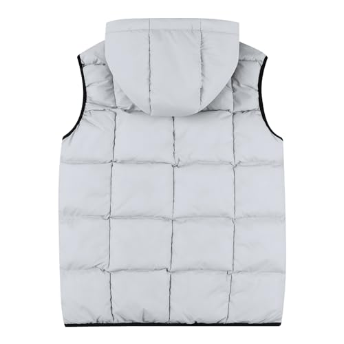 Image of MADHERO Men's Puffer Vest with Hood Water-Resistant Puffy Vests Outerwear Sleeveless Jacket