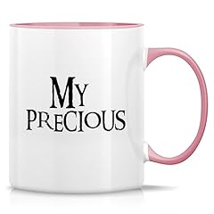 White Mug with Pink Handle and Inner