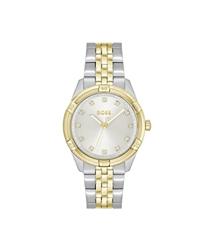 Montre femme BOSS Rhea en acier inoxydable et cadran quartz de luxe