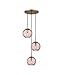 Hudson Valley Lighting 2033-AGB-PK Three Light Pendant, Aged Brass