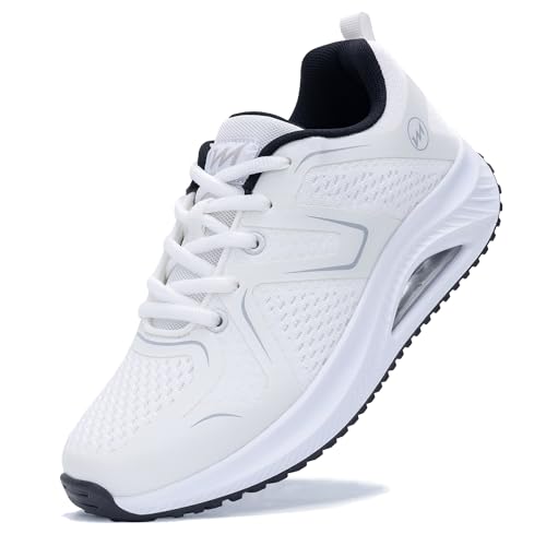 PERSOUL Womens Walking Shoes with Arch Support Plantar Fasciitis Tennis Sneakers Orthotic Shoes for Foot Pain Relief Size 6-112