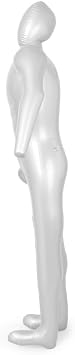 Man Full Body Inflatable Mannequin,Male Dummy Tailor Clothes Model Display,PVC Tailor Fashion Stand for Retail, Trade Shows