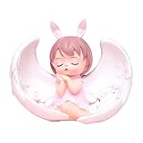 Toyvian Mini Angel Cake Topper Resin Figurine Jesus Baby Statue - Welcome Baby Girl Kids Decor - Pregnant Lady Baby Shower Cake Embellishment Prop Girl Ornament