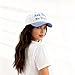 All Trash No Trailer Hat Funny Embroidered Trucker Hat Adjustable Two Tone Snapback Canvas Baseball Cap for Womens - Blue