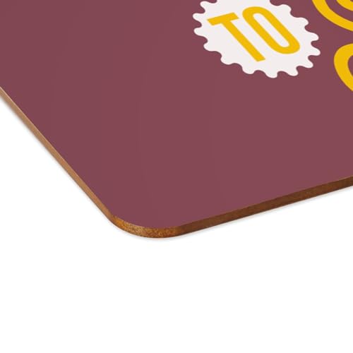 Napperons rouge motivation grand format 39,5x28,5 cm pour la table de cuisine - 4