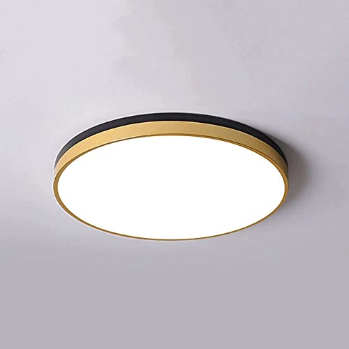 Plafonnier à gradation trois couleurs LED avec panneau plat de 40 cm