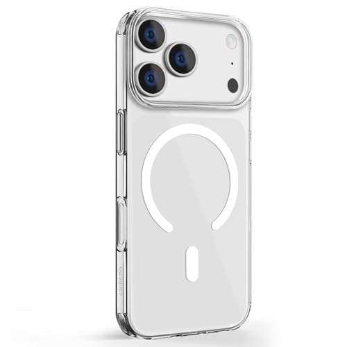 Image of GRIPP Aero Case Compatible with Mag-Safe for iPhone 17 Pro | 1.2mm Ultra-Slim, Anti-Yellowing, Anti-Slip Grip, Raised Edges, Scratch Resistant, Feather Light Transparent Back Cover - Clear