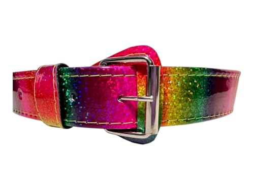 Rainbow Glitter Baseball Belt, 26