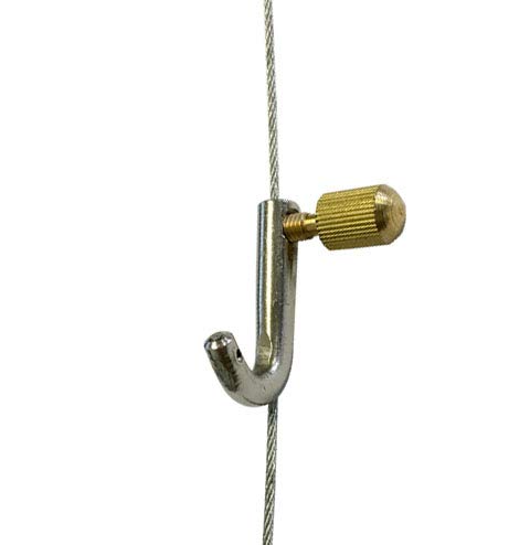 Clip-Rail BLACK Gallery Picture Hanging System Kit Clip Rail Wall Mounted ClipRail 1.5 Meter (Picture Hook For Clear Cable)