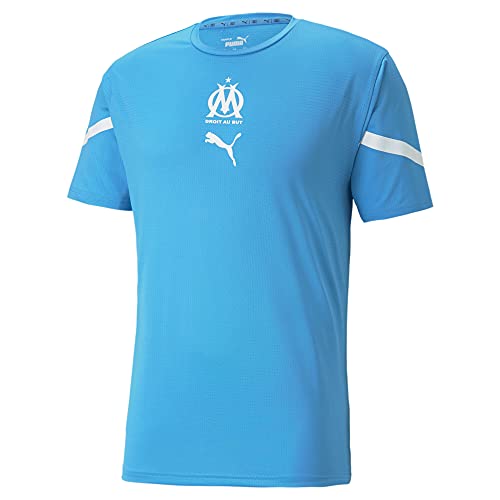 PUMA Om Prematch Jersey, Azzurro-puma Bianco, M