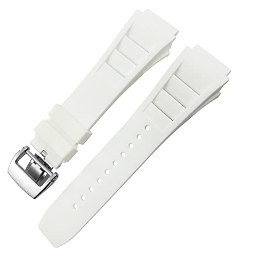 Bracelet montre caoutchouc 20x25mm pour barre Richard sport étanche