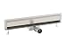 Produktbild CLP Edelstahl Wand-Duschablauf ZITAHLI I Duschrinne aus Edelstahl für Wandmontage I Ablaufrinne mit Siphon I Größen von 400-1000 mm, Farbe:Edelstahl, Größe:500 mm