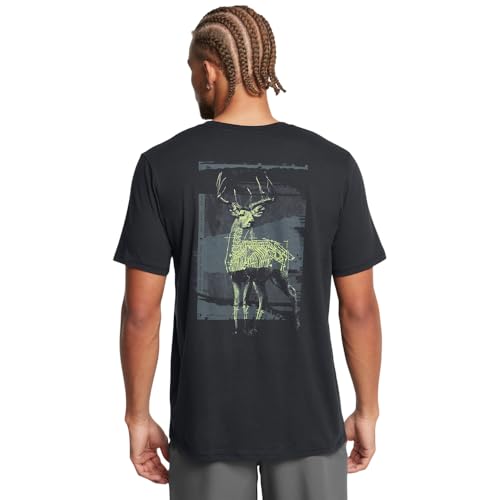 Under Armour Mens Schematic White Tail Short Sleeve T Shirt | Casual Hunting Apparel | Antler and White Tail Graphic Tee2