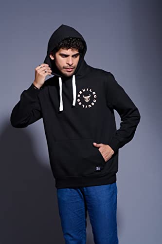Image of Go Devil Regular Fit 100% Cotton Full Sleeves Winter Wear Stylish Trendy Printed Hoodies Sweatshirt for Men /Boys with Pockets for Everyday Use