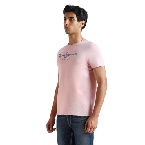 Image of Pepe Jeans Men T-Shirt|Cotton|Slim Fit