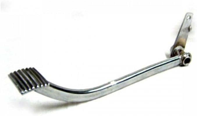 Rear Brake Pedal Chrome Compatible to Royal Enfield Bullet Motorcycle #113375 - HKT-US