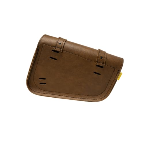 Bolsa Dowco Willie & Max Brass Monkey Swingarm 4.0 L - Doble Amortiguador en Marrón Calido, Cuero Sintético Resistente al Agua y a UV, Hecho a Mano en EE.UU. miniatura 4