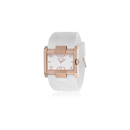 Time Force Reloj analogico para Mujer de Cuarzo con Correa en Caucho TF4033L11