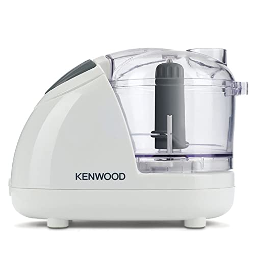 Kenwood Mini Chopper, 0.35 Litre Dishwasher Safe Bowl, 2 Speeds, Rubber Feet for Food Chopper Stability, 300 W, CH180B, Assorted