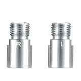 Photo Gallery zwequipint estensori per pedali da 20 mm, compatibili con pedali filettati standard da 9/16", struttura in acciaio al cromo-molibdeno con marcature l/r per l installazione (argento) Photo Gallery zwequipint estensori per pedali da 20 mm, compatibili con pedali filettati standard da 9/16", struttura in acciaio al cromo-molibdeno con marcature l/r per l installazione (argento)
