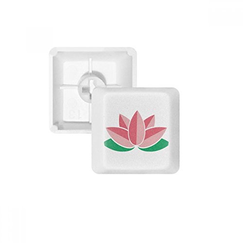 Keycaps PBT antibrillo de flor de loto para solucionar el desgaste en teclado mecánico