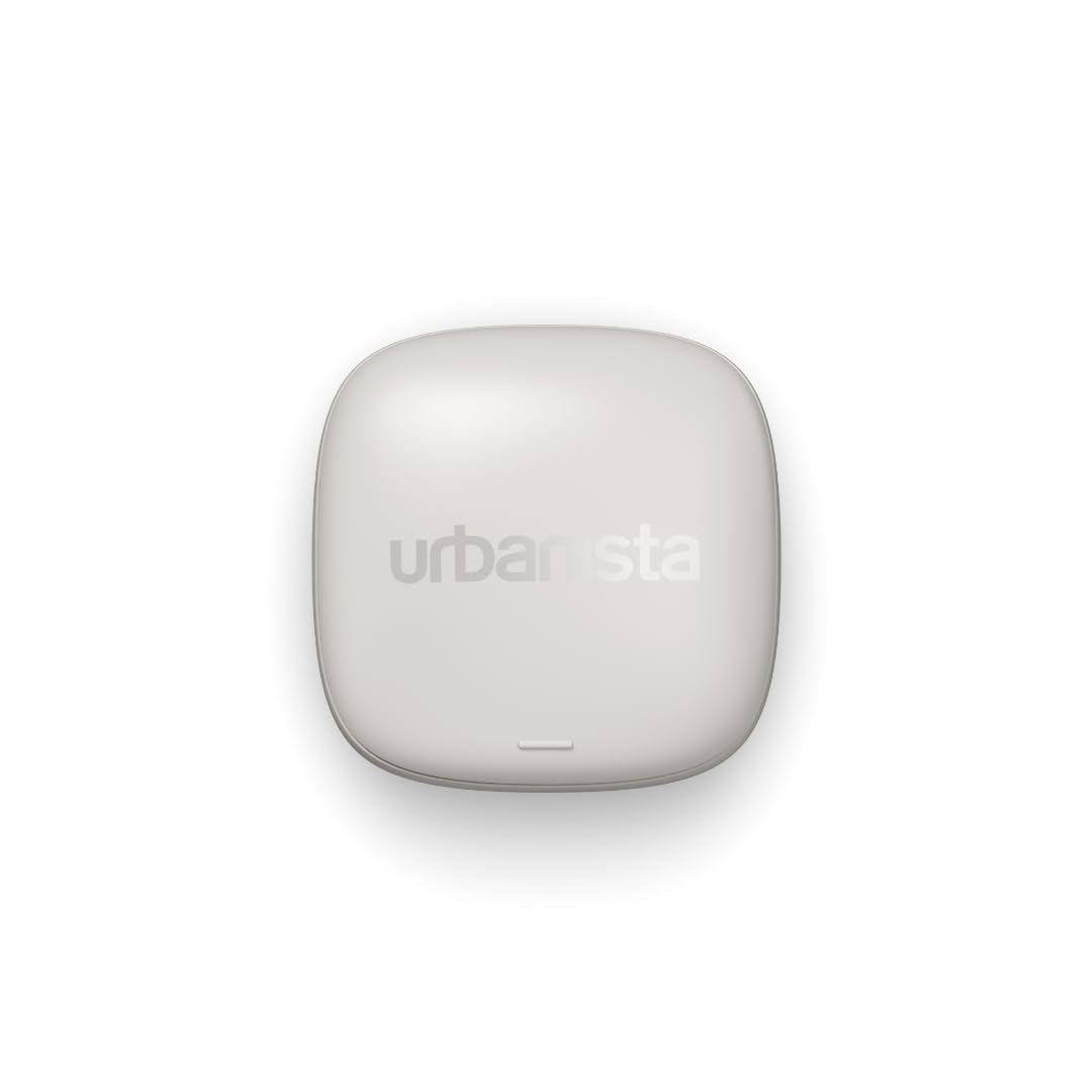 Urbanista Mini Schlafkopfhörer Sleep Earbuds, Geräuschblockierung Ohrhörer, Seitenschläfer, 27h Wiedergabe, Einstellbare Sleep-Timer, Bequemes flaches Design, Porto Bluetooth 5.4, 3 EQ-Modus, Weiß