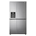 LG GSLV71PZRC | Klasse C | 635 L, Side-by-Side Kühlschrank mit Eis-, Crushed Ice und Wasserspender | interner Wassertank | Total No Frost | LINEARCooling | DoorCooling+ | Platinum Silver