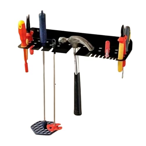 Soporte De Pared Para Destornilladores - Bandeja Organizador De Destornilladores, Organizador De Destornilladores Multiranura | Portadestornilladores De Pared Organizador De Almacenamiento De