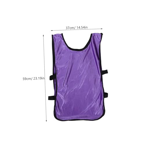 BESPORTBLE 4pcs Training Vest Pinnies Adult Football Practice Vest Adult Pinnies Team Vests Purple Polyester - Image 3