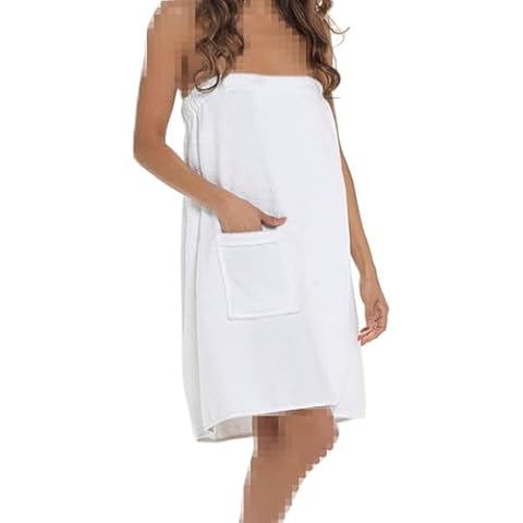A2Z Women's Spa Towel Wrap with Pocket Cover