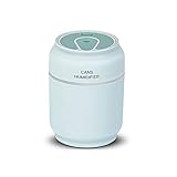 Accellorize Mini Humidifier, 200ML 3 in 1 with USB Charger Night Light Fan Air Humidifier for Car Home Office and Yoga Room Use (Sky Blue)